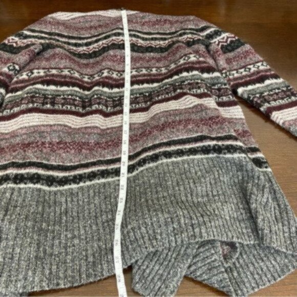 Kensie Three Quarter Length Shawl Collar Cardigan. Size L. - Picture 8 of 11
